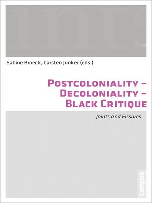 cover image of Postcoloniality--Decoloniality--Black Critique